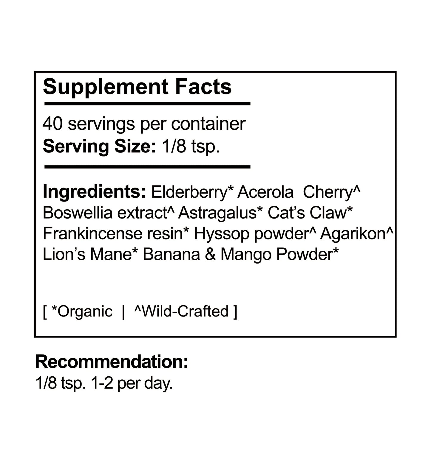 Sacred C - Enhanced Vitamin C Blend