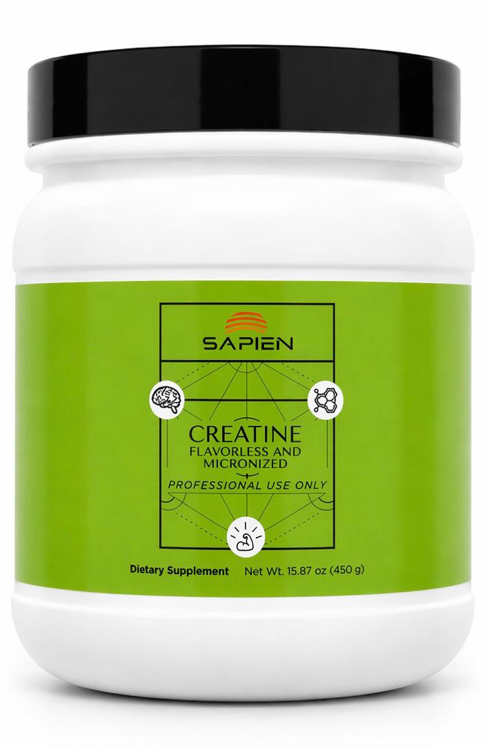Sapien Creatine Monohydrate Powder – Micronized, Unflavored